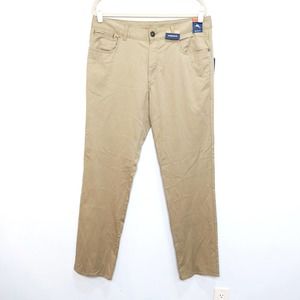 New Tommy Bahama Mens 34x34 Bryant Hybrid 5 Pocket Khaki Tan Pants Casual Work